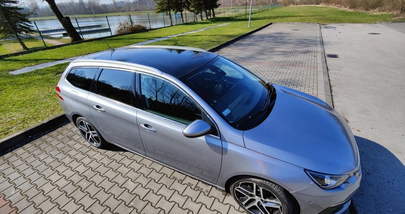 Peugeot 308 cena 46500 przebieg: 139000, rok produkcji 2017 z Siewierz małe 301